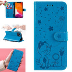 Custodia portafoglio in pelle con slot carte per iPhone 13