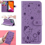 Custodia portafoglio in pelle con slot carte per iPhone 13