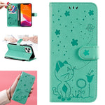 Custodia portafoglio in pelle con slot carte per iPhone 13