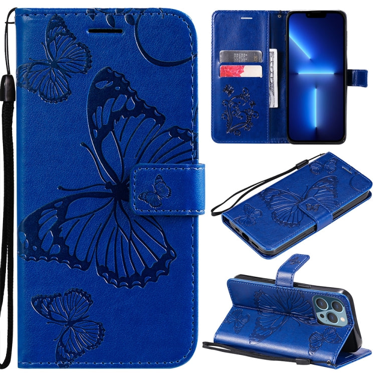 Custodia portafoglio in pelle con farfalla per iPhone 13 Pro Max