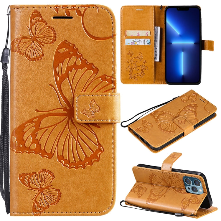Custodia portafoglio in pelle con farfalla per iPhone 13 Pro Max