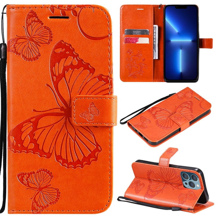 Custodia portafoglio in pelle con farfalla per iPhone 13 Pro Max