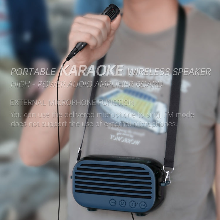 Altoparlante Bluetooth portatile Rixing NR-3000M 10W con microfon