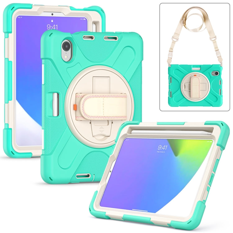 Custodia in silicone con supporto e tracolla per iPad mini 6