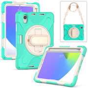 Custodia protettiva in silicone + PC con supporto e tracolla, For iPad mini 6 / mini 2024