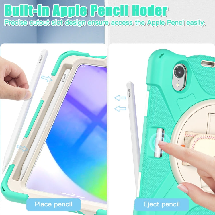 Custodia in silicone con supporto e tracolla per iPad mini 6