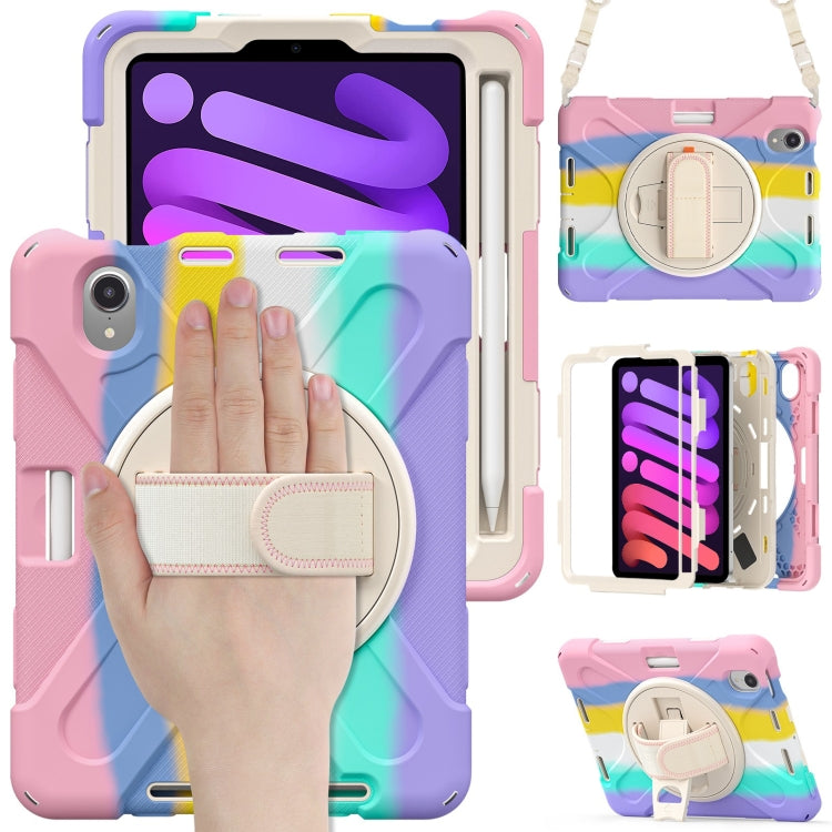 Custodia in silicone con supporto e tracolla per iPad mini 6