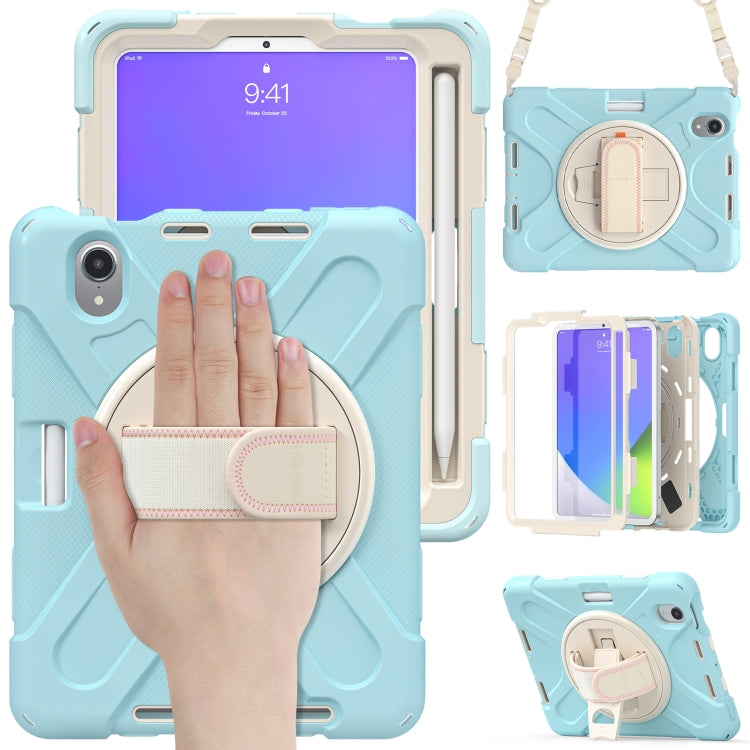 Custodia in silicone con supporto e tracolla per iPad mini 6