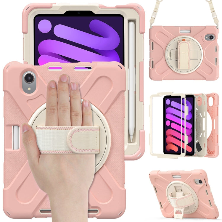 Custodia in silicone con supporto e tracolla per iPad mini 6