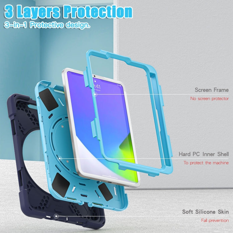 Custodia silicone con tracolla per iPad mini 6 (2024)