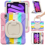 Custodia silicone con tracolla per iPad mini 6 (2024)