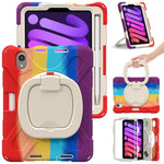 Custodia silicone con tracolla per iPad mini 6 (2024)