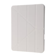 Deformazione Custodia in pelle PU con vibrazione orizzontale in acrilico trasparente con supporto multi-pieghevole e funzione Sleep / Wake-up e slot per penna, For iPad Air 2022 / 2020 10.9, For iPad Pro 11.0 2021 / 2020 / 2018                         ...