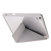 Deformazione Custodia in pelle PU con vibrazione orizzontale in acrilico trasparente con supporto multi-pieghevole e funzione Sleep / Wake-up e slot per penna, For iPad Air 2022 / 2020 10.9, For iPad Pro 11.0 2021 / 2020 / 2018                         ...