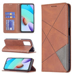Custodia portafoglio in pelle con supporto per Xiaomi Redmi 10