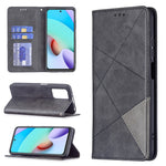 Custodia portafoglio in pelle con supporto per Xiaomi Redmi 10