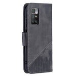Custodia portafoglio in pelle sintetica per Xiaomi Redmi 10