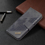 Custodia portafoglio in pelle sintetica per Xiaomi Redmi 10