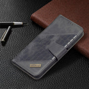 Custodia in pelle sintetica a vibrazione orizzontale con trama in coccodrillo abbinata con portafoglio, supporto e slot per carte, For Xiaomi Redmi 10