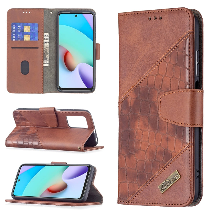 Custodia portafoglio in pelle sintetica per Xiaomi Redmi 10