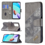 Custodia portafoglio in pelle sintetica per Xiaomi Redmi 10