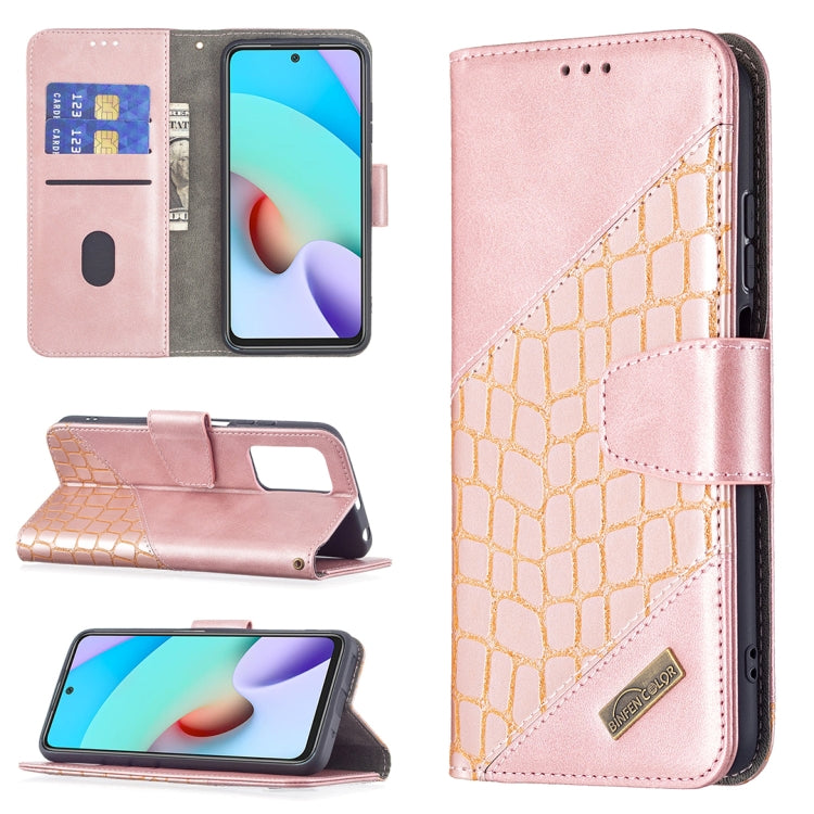 Custodia portafoglio in pelle sintetica per Xiaomi Redmi 10