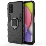 Custodia protettiva antiurto per PC + TPU con supporto per anello magnetico, For Samsung Galaxy A03s Indian Version