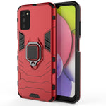 Custodia protettiva antiurto per PC + TPU con supporto per anello magnetico, For Samsung Galaxy A03s Indian Version