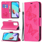 Custodia portafoglio in pelle per Xiaomi Redmi 10