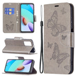 Custodia portafoglio in pelle per Xiaomi Redmi 10
