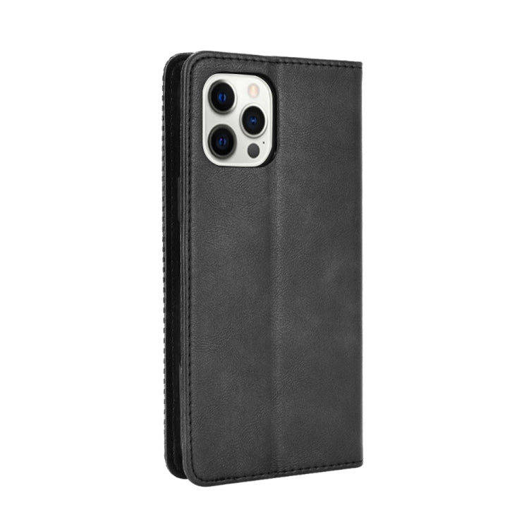 Custodia portafoglio in pelle con fibbia magnetica per iPhone 13
