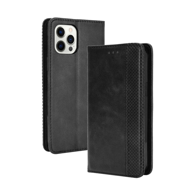 Custodia portafoglio in pelle con fibbia magnetica per iPhone 13
