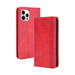 Custodia portafoglio in pelle con fibbia magnetica per iPhone 13