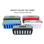 NewRixing NR-2013 Altoparlante Bluetooth Auto 2x3W