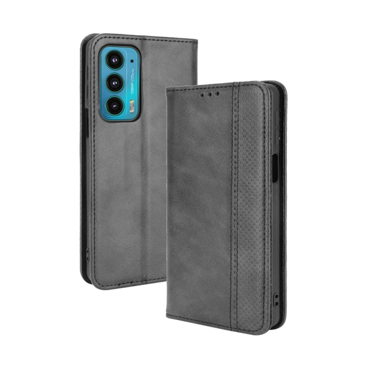 Custodia portafoglio in pelle con fibbia magnetica per smartphone