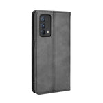 Custodia portafoglio in pelle con fibbia magnetica per smartphone