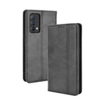 Custodia portafoglio in pelle con fibbia magnetica per smartphone
