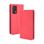 Custodia portafoglio in pelle con fibbia magnetica per smartphone