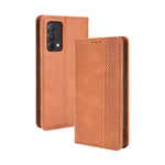 Custodia portafoglio in pelle con fibbia magnetica per smartphone