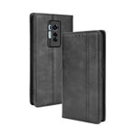 Custodia portafoglio in pelle con fibbia magnetica per smartphone