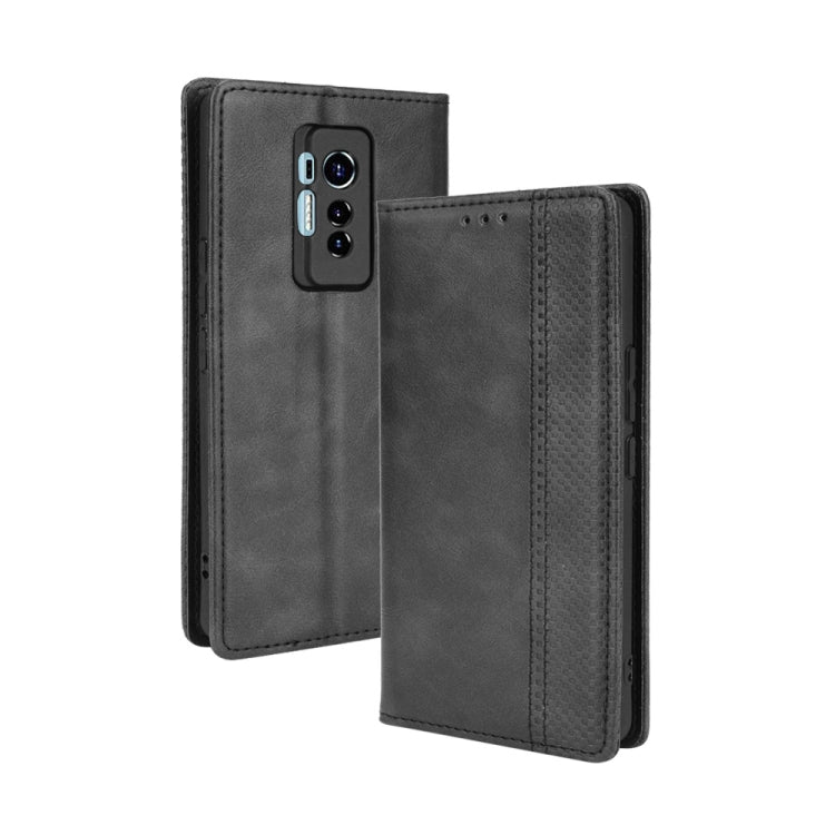 Custodia portafoglio in pelle con fibbia magnetica per smartphone