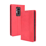 Custodia portafoglio in pelle con fibbia magnetica per smartphone