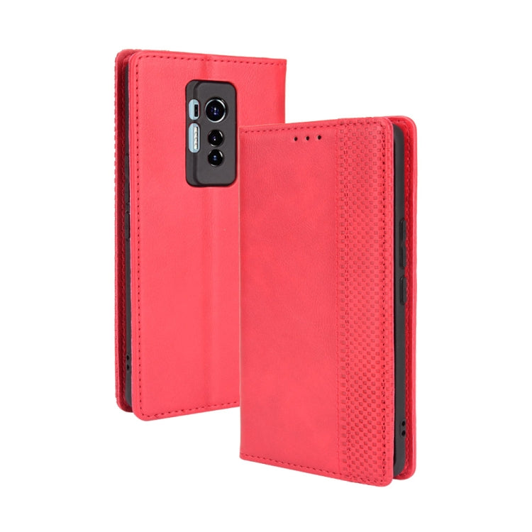 Custodia portafoglio in pelle con fibbia magnetica per smartphone