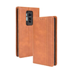 Custodia portafoglio in pelle con fibbia magnetica per smartphone