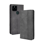 Custodia portafoglio in pelle con fibbia magnetica per smartphone