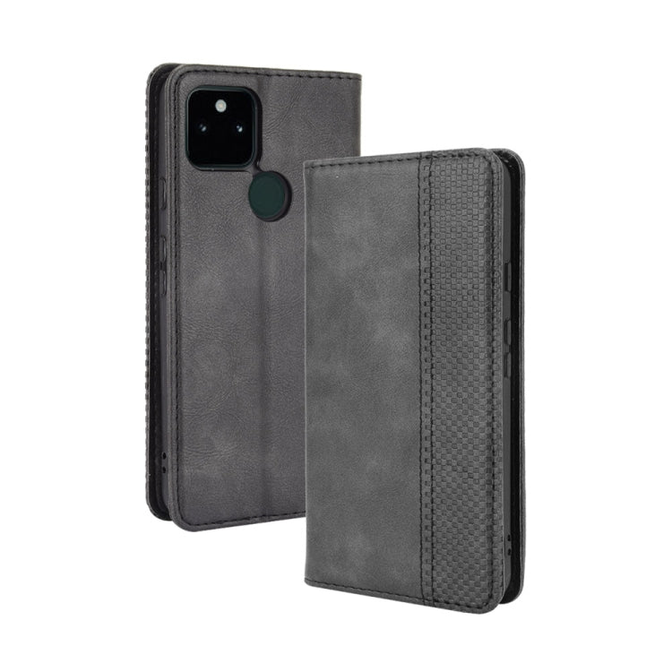 Custodia portafoglio in pelle con fibbia magnetica per smartphone