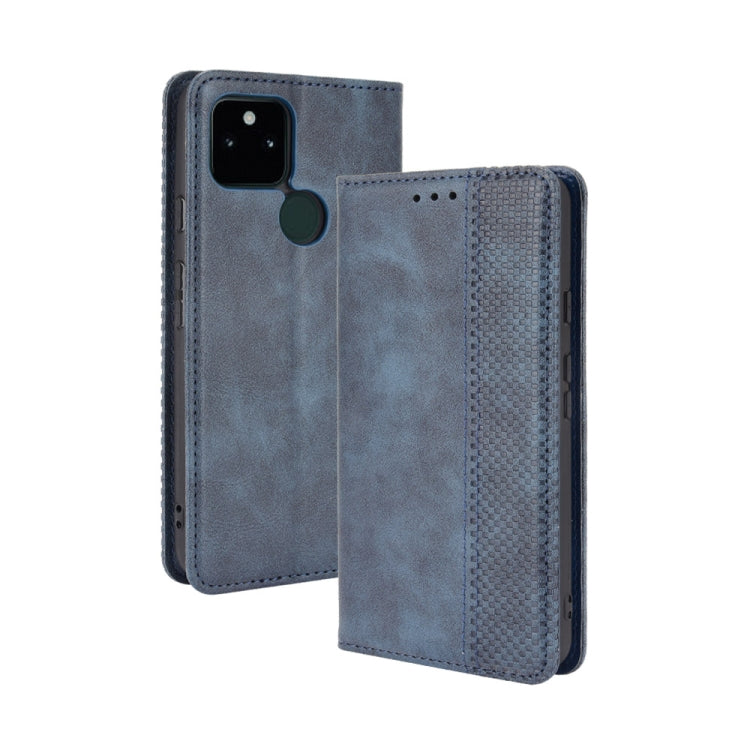 Custodia portafoglio in pelle con fibbia magnetica per smartphone