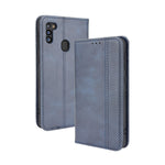 Custodia portafoglio in pelle con fibbia magnetica per smartphone