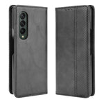 Custodia portafoglio in pelle con fibbia magnetica per smartphone