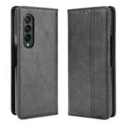 Custodia in pelle a vibrazione orizzontale con motivo retrò con fibbia magnetica con supporto, slot per schede e portafoglio, For Samsung Galaxy Z Fold3 5G, For Sony Xperia 10 III, For Xiaomi Mi Mix 4, For Xiaomi Redmi 10, For UMIDIGI Bison Pro        ...
